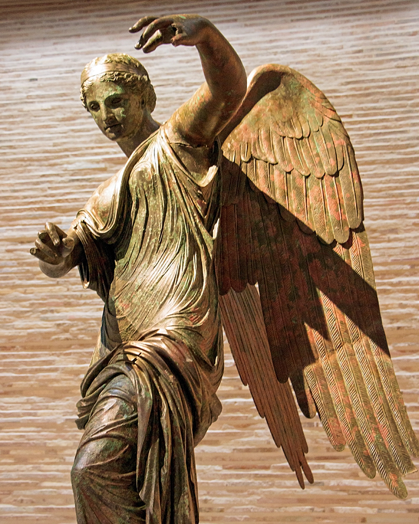 Bronzestatue der Vittoria Alata