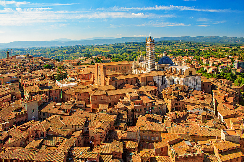 Siena, Blick vom Turm